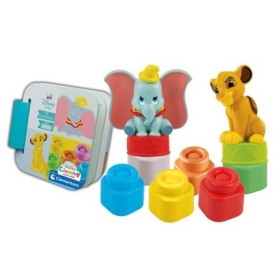 Disney Soft Clemmy set joaca cu cuburi moi Simba si Dumbo